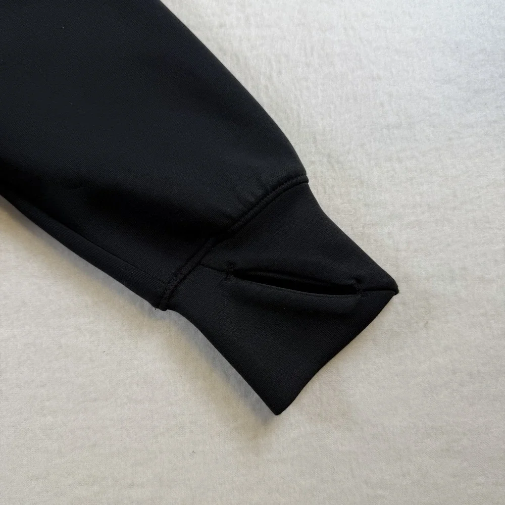 All in Motion Black Sweatshirt Girls Youth, Size S (4/5), Airy 1/2 Zip Mock Neck